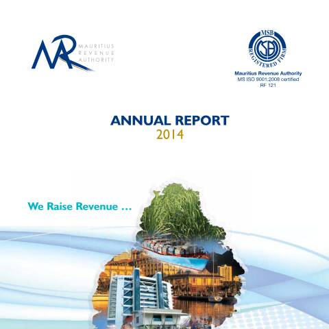 Document preview: 2014 — Publication, Mauritius (CERFA n°AnnualMRAReport2014)