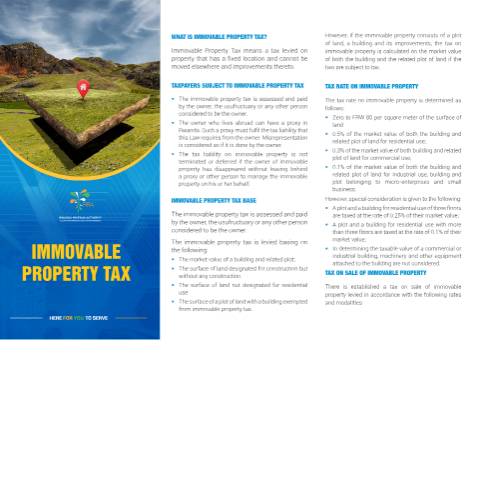 Document preview: Brochure Property Tax EN 2024 — Brochure / guide, Rwanda (CERFA n°Brochure_Property_Tax__EN_2024)
