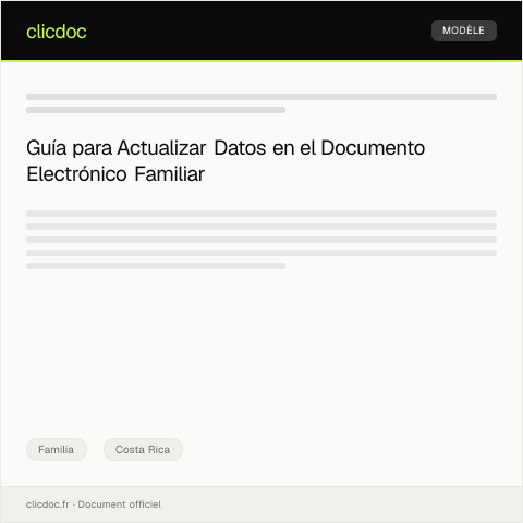 Vista previa del documento Actualizar Datos en el Documento Electrónico de Familia — Familia, Costa Rica