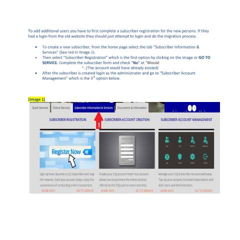 Document preview: How to add additional users and administrators to your COJ account — Guide, Jamaica (CERFA n°Add users_administrators to account)