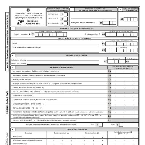 Pré-visualização do documento Anexo B1 — IRS, Portugal