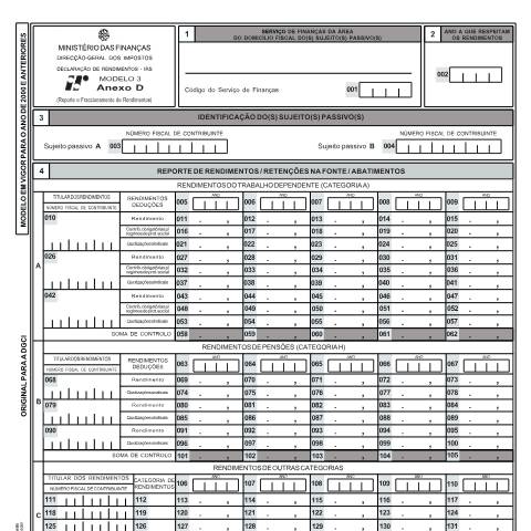 Pré-visualização do documento Anexo D — IRS, Portugal