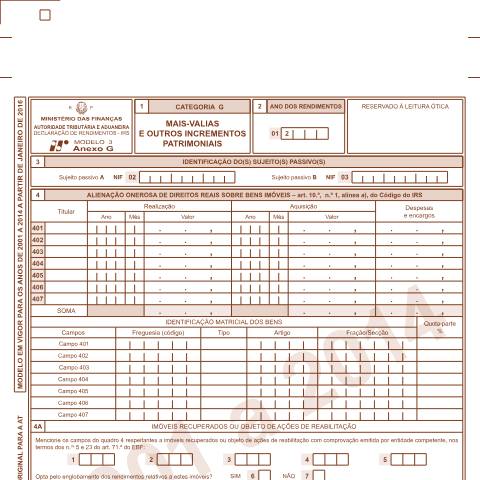 Pré-visualização do documento Anexo G - Mais-valias e outros incrementos patrimoniais — IRS, Portugal