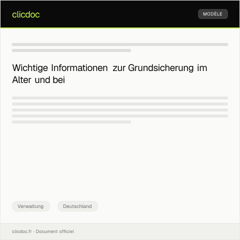 Dokumentvorschau: Antrag auf Grundsicherung im Alter und bei Erwerbsminderung beim Amt für Soziales Stuttgart — Verwaltung, Deutschland