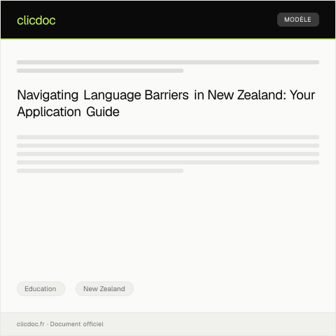 Document preview: Application for Language Support Services / Tono mō te Tautoko Reo — Education, New Zealand