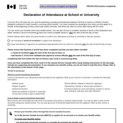 Document preview: Mexico/Canada Agreement - Application for CPP Child's Benefits — Income Security Programs, Canada (CERFA n°ISP5055-MEX)