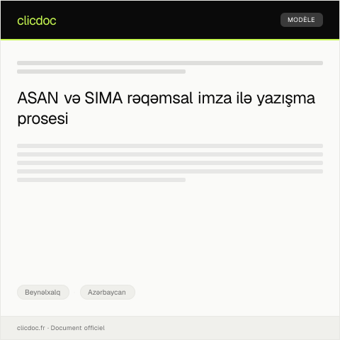 Document preview: ASAN və SIMA rəqəmsal imza ilə vətəndaşların elektron xidmətlərinin təminatı — Beynəlxalq, Azərbaycan