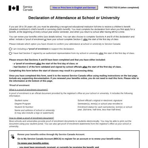 Document preview: Austria/Canada Agreement - Application for CPP Child's Benefits — Income Security Programs, Canada (CERFA n°ISP5055-AUT)
