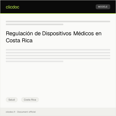 Vista previa del documento Autorización para uso de dispositivos médicos — Salud, Costa Rica