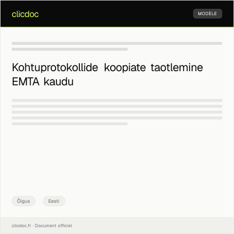 Document preview: Avaldus kohtuprotokollide koopiate saamiseks — Õigus, Eesti