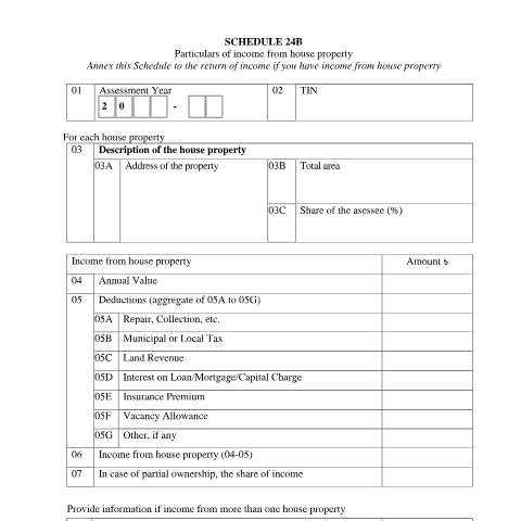 Document preview: 90 — income_tax_form, বাংলাদেশ (CERFA n°90)