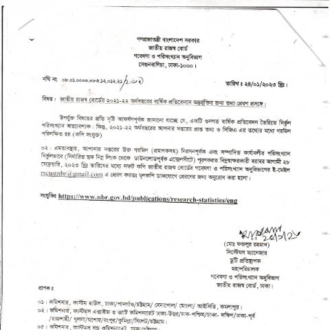 Document preview: NBR 20230130 0001 — publication, বাংলাদেশ (CERFA n°NBR_20230130_0001)
