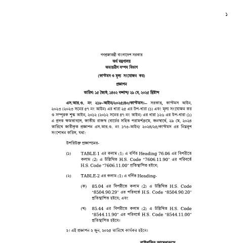 Document preview: 29.SRO 173 2024 LED Amend — sro, বাংলাদেশ (CERFA n°SRO 173)