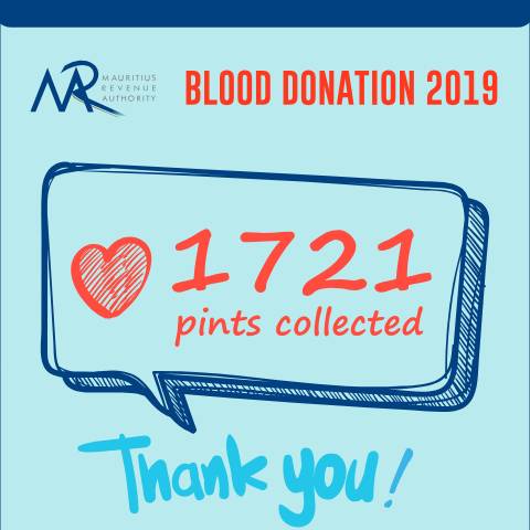 Document preview: Blood Donation 2019 - Thank You (10.07.19) — Document, Mauritius (CERFA n°BloodDonation2019_thankyou)