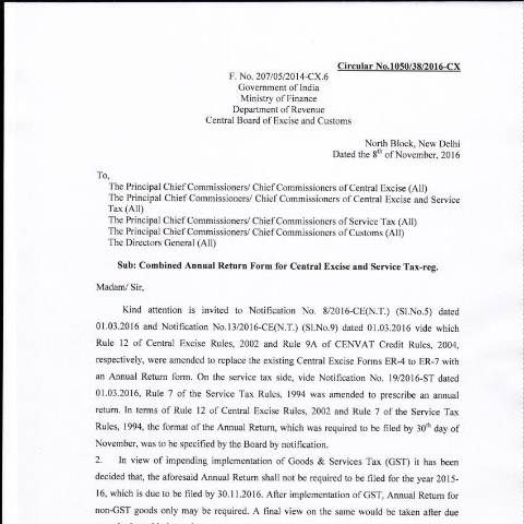 Document preview: Board circular on Annual Return — gst_circular, India (CERFA n°Board_circular_on_Annual_Return)