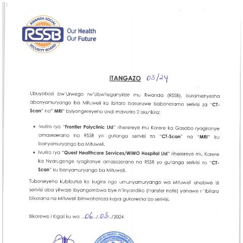 Document preview: cbhi announcement ct scanners — Document, Rwanda (CERFA n°cbhi_announcement_ct_scanners_f31b117ef1)