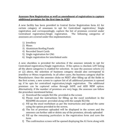 Document preview: centralised registration ce — gst, India (CERFA n°centralised_registration_ce)