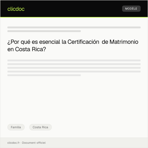 Vista previa del documento Certificación de matrimonio emitida por la oficina del Registro Civil — Familia, Costa Rica