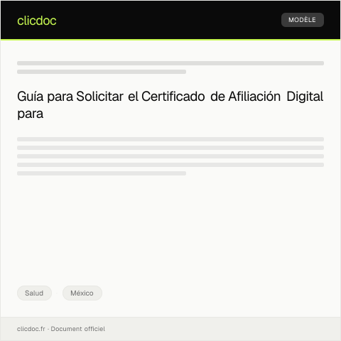 Vista previa del documento Certificado de afiliación digital para derechohabientes — Salud, México
