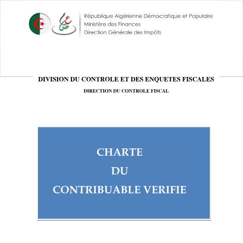 Aperçu du document CHARTE DU CONTRIBUABLE VERIFIE, VERSION FRANCAISE 2026 — Chartes, Algérie (CERFA n°CHARTE DU CONTRIBUABLE VERIFIE VERSION FRANCAISE 2026)