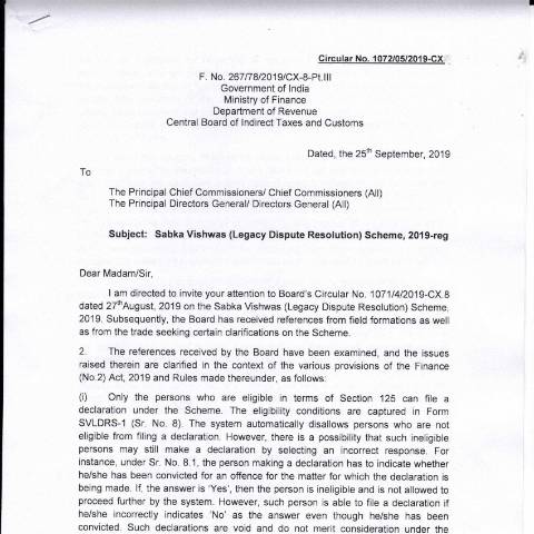 Document preview: circ dated 25092019 signed — gst_circular, India (CERFA n°circ-dated-25092019-signed)