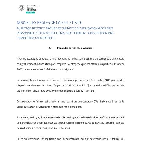 Aperçu du document FAQ n°41 (PDF, 413.89 Ko) — Quelles sont les voitures considérées comme « faux-hybrides » ?, Belgique (CERFA n°121-faq-voitures-de-societe-2021-20210224)