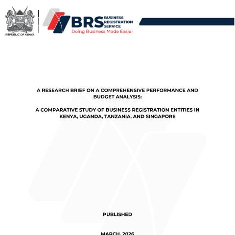 Document preview: A COMPARATIVE STUDY OF BUSINESS REGISTRATION ENTITIES IN KENYA, UGANDA, TANZANIA, AND SINGAPORE — Document, Kenya (CERFA n°A-COMPARATIVE-STUDY-OF-BUSINESS-REGISTRATION-ENTITIES-IN-KENYA-UGANDA-TANZANIA-AND-SINGAPORE)