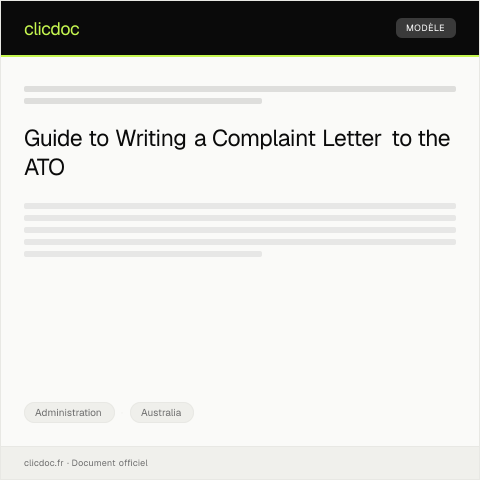 Document preview: Complaint Regarding Faulty Appliances in Rental Property — Administration, Australia