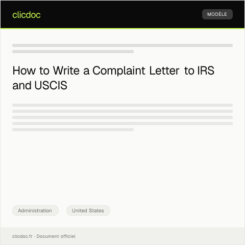 Document preview: Complaint Regarding Faulty Product and Refund Request — Administration, United States