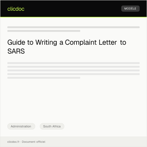 Document preview: Complaint Regarding Faulty Refrigerator from Game Stores — Administration, South Africa