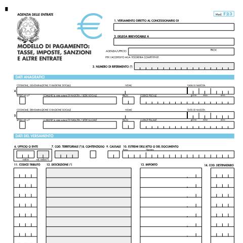 Anteprima documento Contributo unificato — Pagamenti, Italia