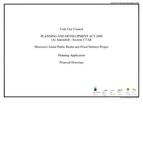 Document preview: Cork City Council - Flood Defence Works — planning application to abp appendix a1 drawings 826 mb 7027efb7 7027 4018 bc2c fe1568 — Department of Housing, Local Government and Heritage, Ireland (CERFA n°BC2C)