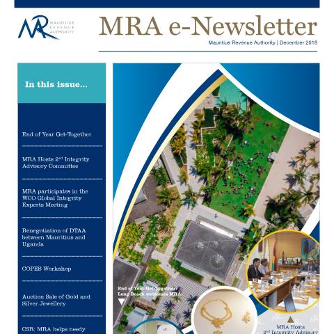Document preview: December 2018 — Document, Mauritius (CERFA n°ENewsletterDec2018)