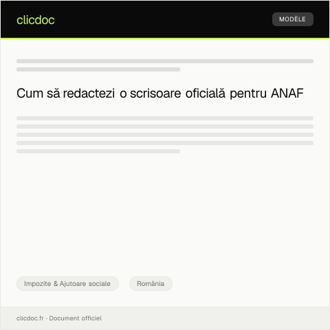 Document preview: Declarație unică — Impozite & Ajutoare sociale, România