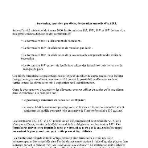 Aperçu du document p met leidraad’ voor het Brussels Hoofdstedelijk Gewest voor een overlijden vanaf 01.01.2026 — De overledene woonde in het Brussels Hoofdstedelijk Gewest, Belgique (CERFA n°20230117-2k0000187l-fr-2023-region-wallonne-deces-a-partir-du-20220101)