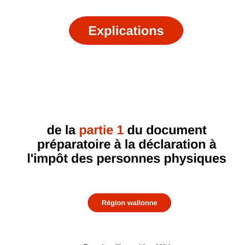 Aperçu du document Partie 1 - Région wallonne — Explications de la déclaration - années antérieures, Belgique (CERFA n°explications-partie-1-rw-2024)