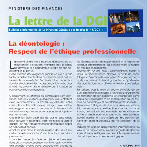 Aperçu du document LDGI 49 — Lettres de la DGI, Algérie (CERFA n°LDGI 49)