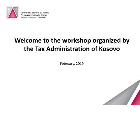 Document preview: Annual Declaration and Reporting of Financial Statements — Manualspresentations, Kosovë