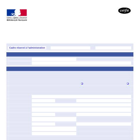Aperçu du document Demande d'attestation de conducteur routier de marchandises — Professionnels, France (CERFA n°12726*02)