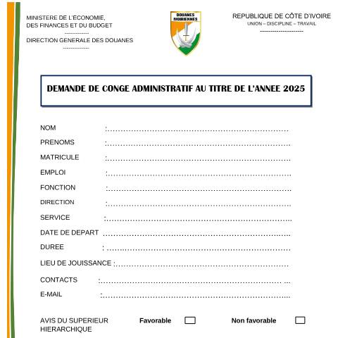 Aperçu du document Télécharger — Document douanier officiel, Côte d'Ivoire
