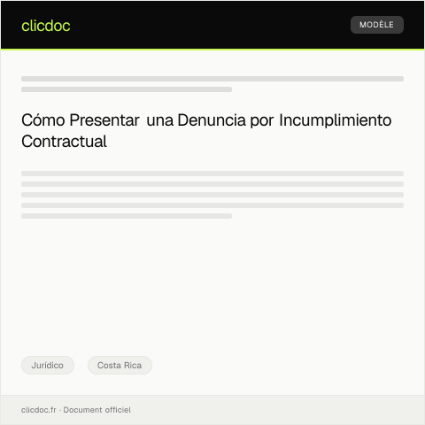 Vista previa del documento Presentación de denuncia por incumplimiento contractual en la Fiscalía de Delitos Económicos — Jurídico, Costa Rica