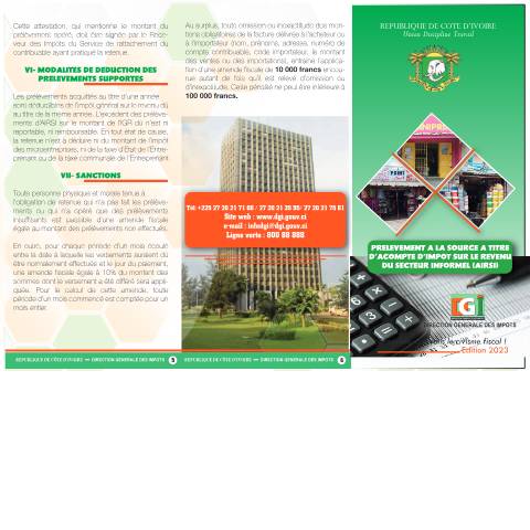 Aperçu du document depliant acompte (1) 231011 152326 — Dépliant, Côte d'Ivoire