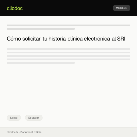 Vista previa del documento Descargar la historia clínica electrónica desde el sistema de salud pública — Salud, Ecuador