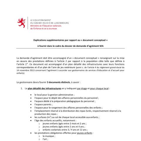 Aperçu du document Document conceptuel - note explicative — Creches foyers, Luxembourg (CERFA n°document-conceptuel-sea)