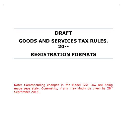 Document preview: draft formats under registration rules — gst, India (CERFA n°draft-formats-under-registration-rules)