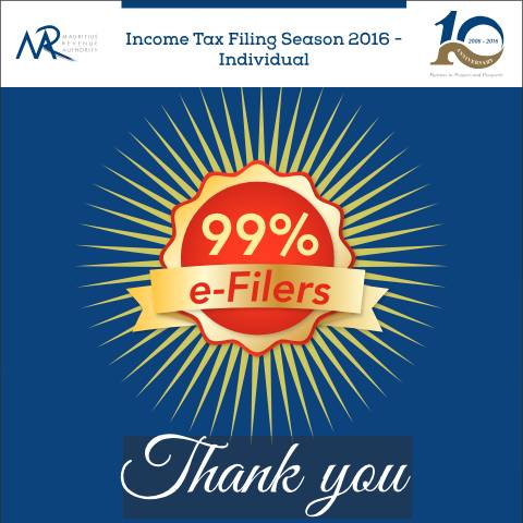 Document preview: E-Filing 2016/17 : Thank You (18.10.16) — Document, Mauritius (CERFA n°ThankYou2016)