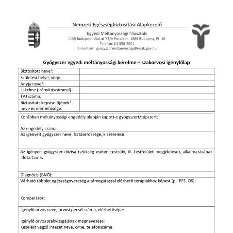 Document preview: ATG.121.K — Kézi kitöltés — NEAK_EGESZSEGBIZTOSITAS, Magyarország (CERFA n°ATG.121.K)