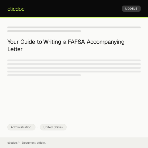 Document preview: Application for Student Financial Aid (FAFSA) — Administration, United States