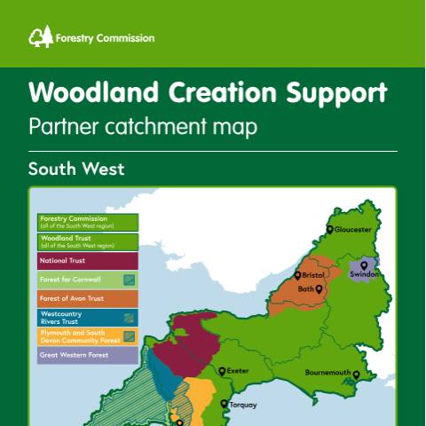 Document preview: Delivery partner maps — Forestry Commission, United Kingdom