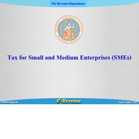 Document preview: SMEs — Other Taxes, ไทย